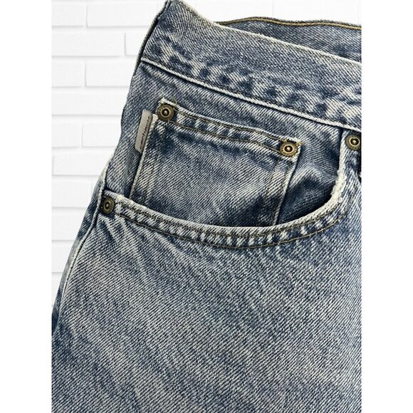 Carhartt Jeans Men's Size 42X30 Loose Fit Blue Denim Distressed Straight Leg - Picture 3 of 8